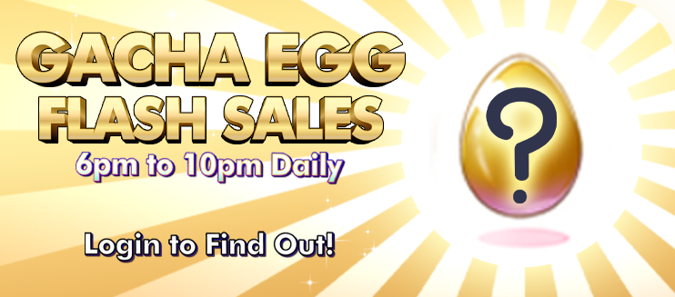 Gacha Egg Flash Sales