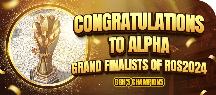 Congratulations to Alpha. GGH's Champions